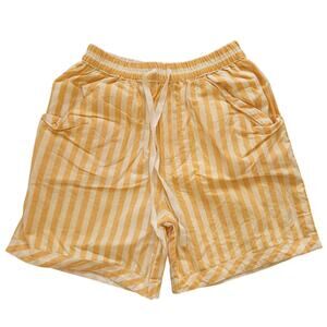 Well Dressed Wolf Yellow Striped Shorts